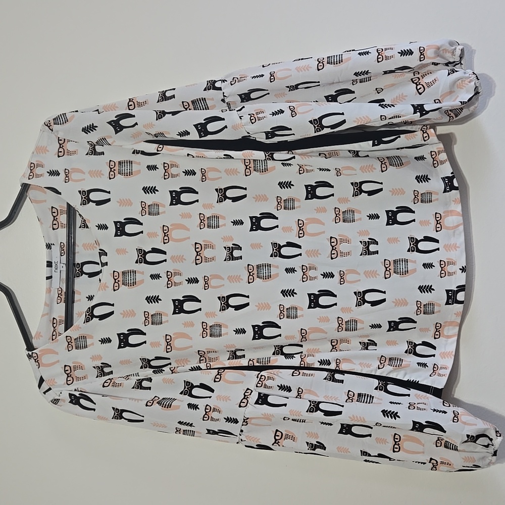 Next Cat Print Blouse